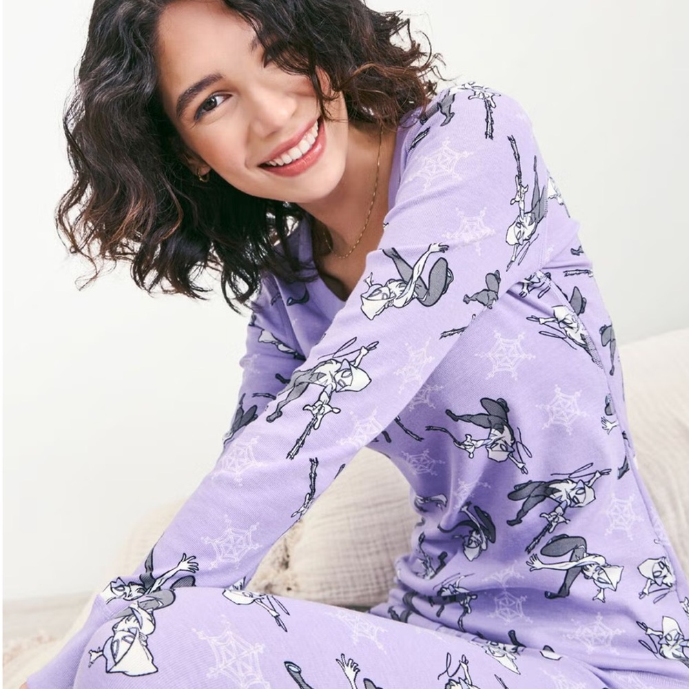Hanna Andersson Marvels Ghost Spider Pajama Set Women’s XL NWT